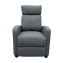 Relaxsessel Corrado Leinen Grau - 1