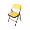 Klappstuhl Wedigo Kunstleder Gelb-Schwarz - 1
