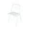 Klappstuhl Wedigo Kunstleder Weiß-Weiß - 1