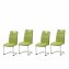 Schwingstuhl 4er Set PU grün DannyC - 1