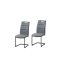 Schwingstuhl 2er Set PU grau DannyP - 1