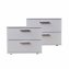Nachtschrank 2er Set Weiß Nina - 1