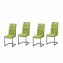 Schwingstuhl 4er Set PU grün DannyP - 1
