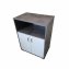 Küchenschrank Beton mit weißen Türen Blanca - 1