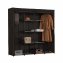 Stoffschrank XL Lena Dunkelgrau - 1