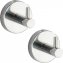 Wandhaken Uno Mod. Bosio Edelstahl glänzend 2er Set, rostfrei - 1