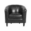 Cocktailsessel Cadogan Schwarz - 1