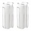 Toilettenpapier-Ersatzrollenhalter Chrom 2er Set, für 3 Rollen - 1