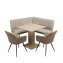 Sitzgruppe Taupe/Cord Joschka - 1