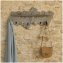 Rustikale Wandgarderobe aus Holz im Vintage-Design - 1