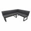Eckbank 192 x 152 cm Schwarz Vemal kurzer Schenkel rechts - 1