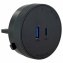 USB-Adapter für Stromschienensystem, schwarz - 1