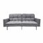 Schlafsofa Brigga Leinen Grau - 1
