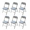 Klappstuhl 6er Set Dima Fabric Grau - 1