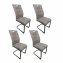 Schwingstuhl Mateo Beige 4er-Set - 1