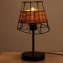Rattangeflecht-Tischlampe - 1