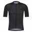 Herren Radshirt, kurzarm, schwarz - 1