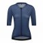 Damen Radshirt, kurzarm, navy - 1