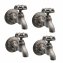 Kleiderhaken 4er Set Steampunk - 1