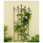 Rankgitter aus Metall mit Herz-Ornament Schwarz Celia - 1