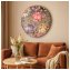 Wandbild Spiegel, floral, rund Mirror - 1