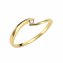 Ring Gold 750 mit Brillant 0,04ct. - 1