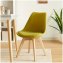 Design Stuhl Atlanta Gelb - 1