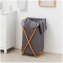Wäschesammler mit Bambusgestell und Polyester-Sack,  60 Liter - 1
