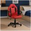 Schreibtischstuhl Junior höhenverstellbar ergonomischer Drehstuhl Rot - 1