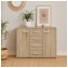 Sideboard Nina mit 4 Schubladen Sonoma - 1