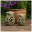 Gartenfigur Eule 2er Set - 1