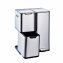 Mülltrennsystem Jannik 60 Liter Silber - 1