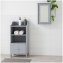 Bad Spiegelschrank im Landhaus Stil Holz Grau Wandspiegel mit Stauraum 34x53x15 cm - 1