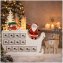 Adventskalender Weihnachtsmann auf Rentierschlitten - 1
