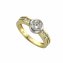 Ring 375/- Gelbgold 2farbig Zirkonia günstig online kaufen