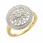 Ring Silber 925 vergoldet mit 5x Diamant zus. 0,05ct. - 1