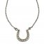 Collier 925/- Sterling Silber rhodiniert Zirkonia - 1