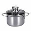 Krüger Fleischtopf Kochtopf Saturn Edelstahl mit Deckel 12cm - 1