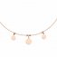 Anhänger mit Kette 925/- Sterling Silber rosévergoldet runde Plättchenkette günstig online kaufen