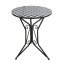 Gartentisch Metall Black and White - 1