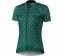 W's SAGAMI Short Sleeve Zip Jersey, Green - 1
