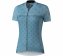W's SAGAMI Short Sleeve Zip Jersey, Aqua Blue - 1