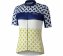 W's MIZUKI Short Sleeve Jersey,   White/Navy - 1
