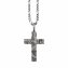 Anhänger mit Kette 925/- Sterling Silber oxidiert Kreuz günstig online kaufen
