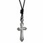 Anhänger mit Kette 925/- Sterling Silber oxidiert Kreuz günstig online kaufen