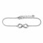 Armband 925/- Sterling Silber Topas Infinity - 1