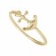 Ring 925/- Silber vergoldet Anker - 1