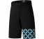 W's SAYAMA PRINTED SHORTS, Black/Blue - 1