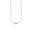 Collier 925/- Sterling Silber rhodiniert Zirkonia Herzen - 1