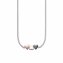 Collier 925/- Sterling Silber tricolor Herz - 1